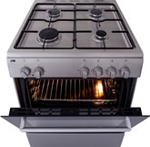 ETNA FGV160RVS Gas- en Elektrofornuis - 60 cm 6