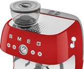 SMEG EGF03RDEU Handmatige Espressomachine 50's Style - Rood  7