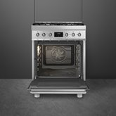 SMEG C6GMXNLK2 Classici Gasfornuis met Elektrische Oven - RVS  3