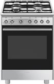 SMEG CX61GMXNLK Classici Esthetisch Fornuis met Gaskookplaat - 60 x 60 cm  1