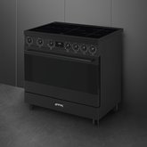 SMEG C9IMN2 Classici Esthetisch Fornuis met Inductiekookplaat - 90 x 60 cm - Zwart  4