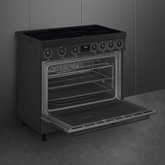 SMEG C9IMN2 Classici Esthetisch Fornuis met Inductiekookplaat - 90 x 60 cm - Zwart  5