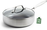 Greenpan Geneva Hapjespan met Deksel - 24 cm 1