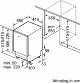 Siemens SR61HX16KE iQ100 Inbouw Vaatwasser  2