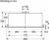 BOSCH DLN87AC50 Serie 6 Afzuigunit 9