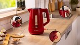 BOSCH TWK1M124 MyMoment Waterkoker - Rood 3