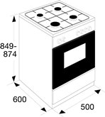 ETNA FGV350RVS Gasfornuis 2