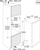 ETNA KKS7122T Inbouw Koelkast 2