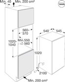 ETNA KKS7102T Inbouw Koelkast 2