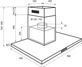 Inventum AKB9015RVS Afzuigkap - Blokschouw - 90 cm 2