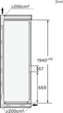 Miele KFN 7833 D Inbouw Koel-vriescombinatie 10
