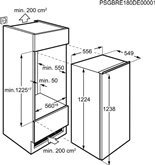 AEG TSF5O12EF inbouw koelkast 2