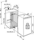 Liebherr IRd 4101-22 inbouw koel-vriescombinatie 2