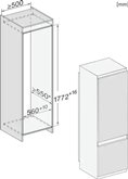 Miele KF 7731 D inbouw koel-vriescombinatie 8