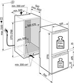 Liebherr ICBNdi 5163-22 Peak Inbouw Koel-vriescombinatie 2
