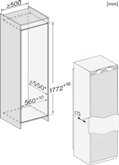 Miele K 7716 E Integreerbare Koelkast 3