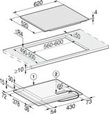 Miele KM 7466 FL Edition 125 inductie kookplaat 2