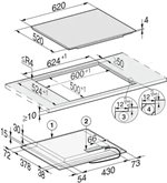 Miele KM 7466 FL Edition 125 inductie kookplaat 5