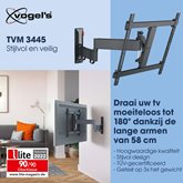 Vogel's Comfort Full Motion+ TVM 3445 draaibare en kantelbare muurbeugel 4