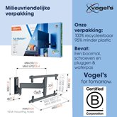Vogel's Comfort Full Motion+ TVM 3665 draaibare en kantelbare muurbeugel voor OLED 3