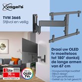 Vogel's Comfort Full Motion+ TVM 3665 draaibare en kantelbare muurbeugel voor OLED 4