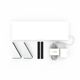 ETHERMA 46378 Infrarood Werkplekverwarming - Onder Bureau - Set - Wit- LAVA-DESK-SUB-90-W 1