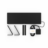 ETHERMA 46379 Infrarood Werkplekverwarming - Onder Bureau - Set - Zwart - LAVA-DESK-SUB-90-B 1