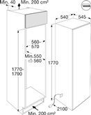 ETNA VS6178NF Inbouw Vriezer 2