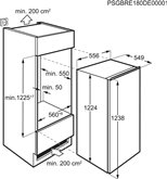 AEG TAB7N12EF Inbouw Vriezer 2