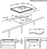 AEG TN64IA0FXB 5000 Induction Inbouw Inductiekookplaat  2