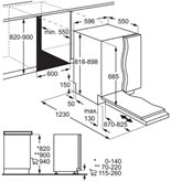 AEG FSE94847P 9000 Serie ComfortLift inbouw vaatwasser 2