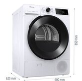 Hisense DH3V800UW/BLX Warmtepompdroger 8
