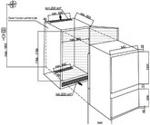 Beko BCSA285E4SN Geïntegreerde Koel-vriescombinatie 2