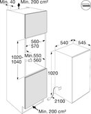 ETNA KVS5102 inbouw koelkast met vriesvak 2