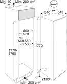 ETNA KKD7178 inbouw koelkast  2