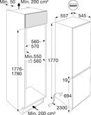 ATAG KD67178D Inbouw Koel-vriescombinatie 2