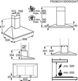 AEG DKB4950M Schouwkap 2