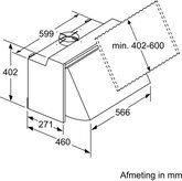 Siemens LE63MAC00 iQ100 geintegreerde afzuigkap 2