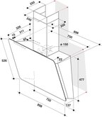 Whirlpool WHVS 92F LT K/1 schouwkap 2