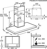 AEG DBE0900M Schouwkap 2