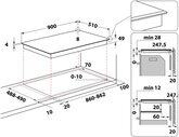 Whirlpool WT 1090 BA inductie kookplaat 2