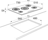 ETNA KGG673ZTA Gaskookplaat 2