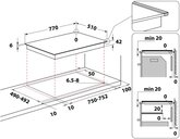 Whirlpool AKT 8330/LX Keramische Kookplaat 2