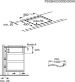 AEG TCH74B01FB 6000 serie ComboHob Bridge kookplaat met afzuiging 2