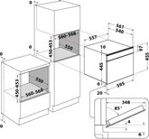 Whirlpool W7 ME450 inbouw combimagnetron 2