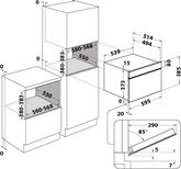 Whirlpool W7 MD440 NB inbouw magnetron met grill 2