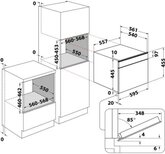 Whirlpool W7 ME450 NB inbouw combimagnetron 2