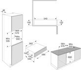 ETNA AL14 accessoirelade – zwart glas 2