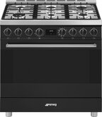 SMEG B91GMMBNLK2 Classici Esthetisch Fornuis met Gas Kookplaat 1