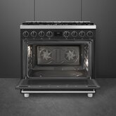 SMEG B91GMMBNLK2 Classici Esthetisch Fornuis met Gas Kookplaat 3